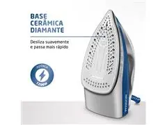 Ferro a Vapor Mondial Branco/Azul 1200W  FVN-01-BL - 5