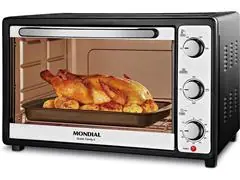 Forno Elétrico 52L Grand Family II Mondial Preto/Inox 1800W  FR-52 - 0