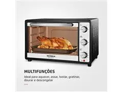 Forno Elétrico 52L Grand Family II Mondial Preto/Inox 1800W  FR-52 - 3