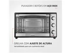 Forno Elétrico 52L Grand Family II Mondial Preto/Inox 1800W  FR-52 - 5