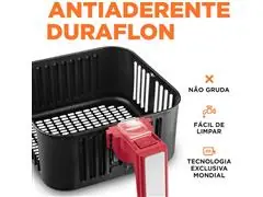 Fritadeira Sem Óleo Air Fryer 4L Mondial Vermelho 1500W  AFN-40-FR - 4