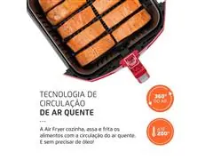 Fritadeira Sem Óleo Air Fryer 8L Mondial Vermelho 1900W  AFN-80-RI - 3