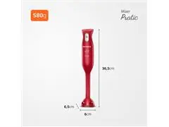 Mixer Pratic Mondial Vermelho 200W  M-15-R - 6