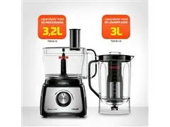 Multiprocessador Turbo Chef 7 em 1 Mondial Preto 1000W  MPN-01-BE - 2