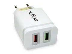 Carregador Ultra Rápido Bright 4A 2 Entradas Usb