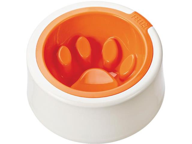 Bowl de Alimentación para Mascotas 1250ml Naranja COCOONING