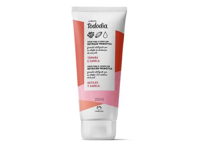 Creme Deo Nutritivo Corporal Natura TodoDia Tâmara e Canela 200ML