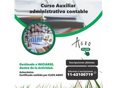 CURSO AUXILIAR ADMINISTRATIVO CONTABLE - Click Agro - 0