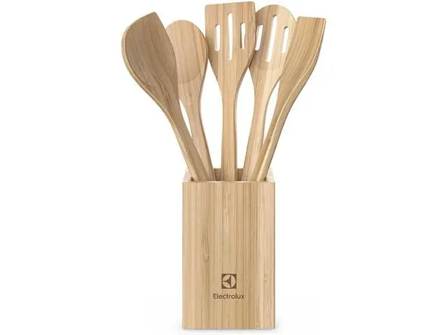 Conjunto de Utensílios em Bambu Electrolux 6 Peças