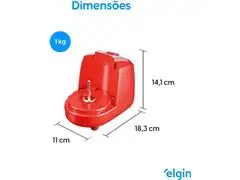 Mini Processador Turbo Press Elgin Vermelho 150W - 7