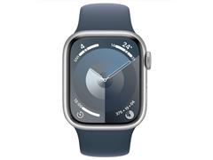 Apple Watch S9 GPS 41 mm Aluminio Plata Dep Azul Tormenta - 2