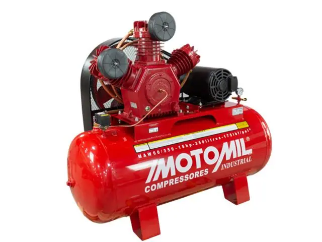 Compressor de ar Motomil Industrial 2 Estágios Maw40/350I Mt 220V/380V