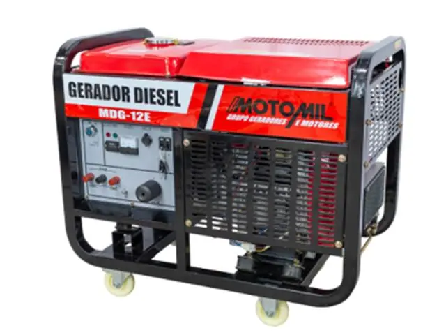 Gerador Diesel 4 Tempos Motomil Mdg 12E