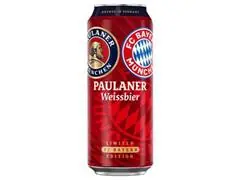 Cerveja Paulaner Weissbier FC Bayern München Edição Limitada 500ML