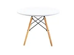 Mesa Empório Tiffany Eames Dsw Tampo Redondo Mdf Branco 60Cm - 0