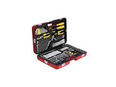 Jogo de Soquetes Stanley Encaixe MM e POL 1/4" 3/8" 1/2" com 150 Peças - 5