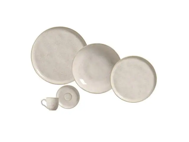 Aparelho De Jantar C/ 30 Peças Porto Brasil Bio Latte