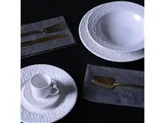 Aparelho De Jantar C/ 20 Peças Porto Brasil Madeleine Branco - 2