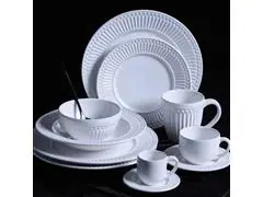 Aparelho De Jantar C/ 30 Peças Porto Brasil Roma Branco - 4