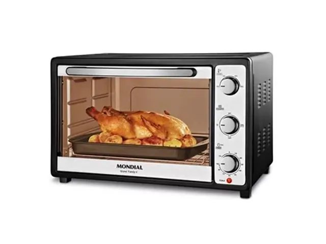 Forno Elétrico 52L Grand Family II Mondial FR-52 Preto/Inox 1800W 110V