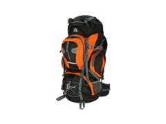 Mochila de Excursión Doite Sierra 60 lts negra y naranja - 1