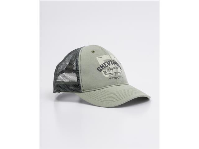 CHEVIGNON Gorra Unisex, Malla en Contraste y Correa Plástica Verde