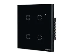 Interruptor Smart Wi-Fi Touch 4 teclas EWS 1004 Preto - 1