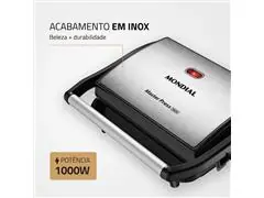 Grill Elétrico Mondial PG-01 Master Press Inox 110V - 3