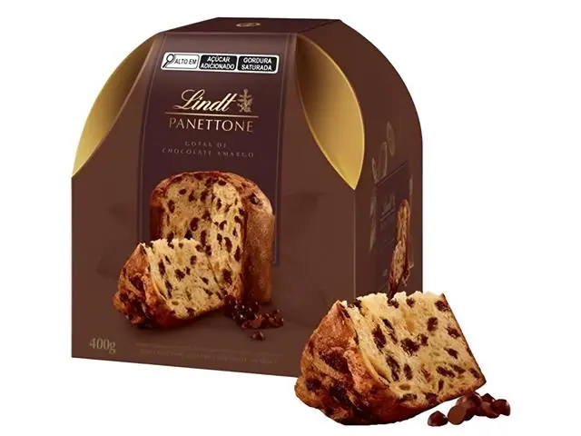 Panettone Lindt Gotas de Chocolate Amargo 400G