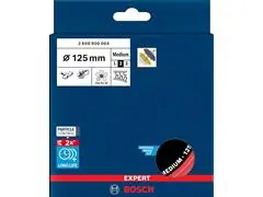 Prato autoaderente para lixadeira excêntrica Bosch EXPERT 125mm - 1