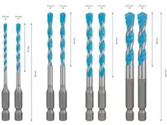 Jogo de Brocas Bosch EXPERT HEX-9 MultiConstruction Ø3-4-5-5-6-6-8-8mm - 2