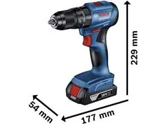 Furadeira Parafusadeira Impacto 18V Bosch GSB185LI-1B Sem Fio - 2