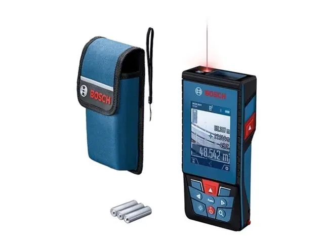 Trena laser Bosch GLM 100-25 C alcance 100m com Bluetooth