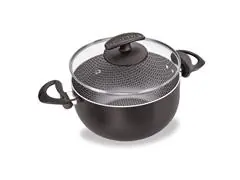 Conjunto 6 Peças Fortaleza Gran Chef com Tampa Vidro Black - 3