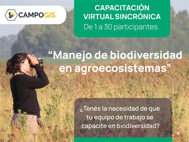 Manejo de biodiversidad en agroecosistemas - CampoGis