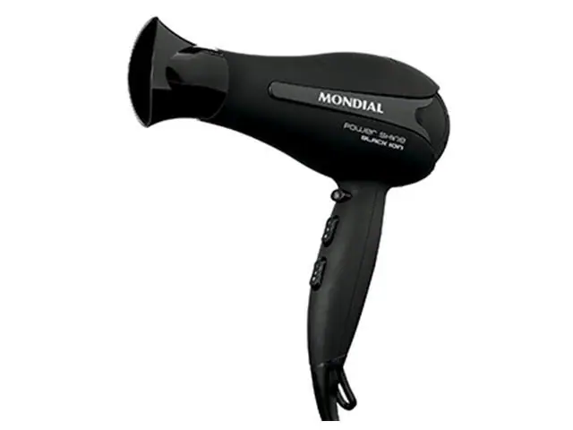 Secador de Cabelos Mondial SC-13 Power Shine Black 220V