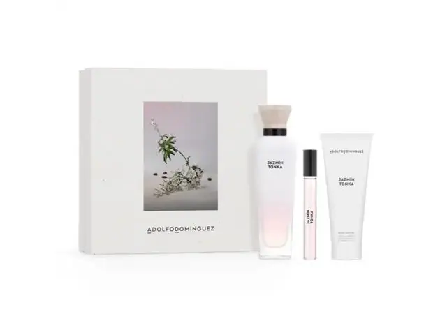 Kit Jazmín Tonka Adolfo Dominguez Eau de Parfum Megaspritzer + Creme