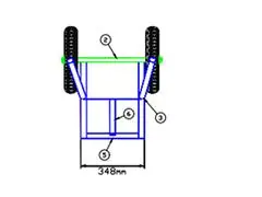 Carrinho Carro Armazem para Cargas 250Kg com Rolamento Metalosa - 2