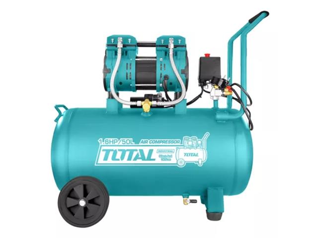 Compresor TOTAL 50L sin Aceite Industrial