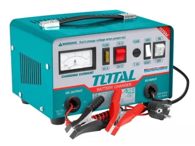 Cargador de Batería TOTAL 12/24 V 180 Amp