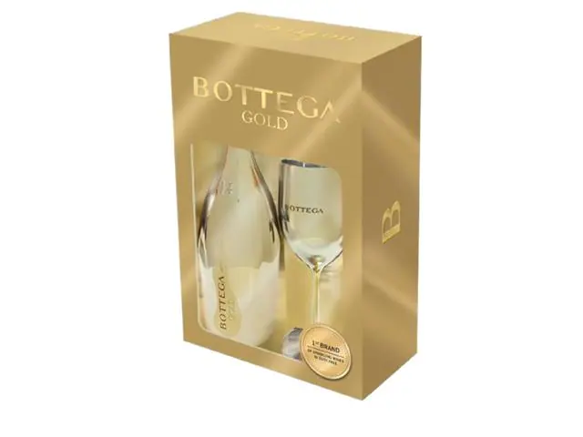 Kit Bottega Gold Prosecco DOC 750ML com Taça de Acrílico