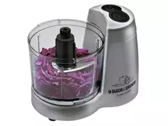 Mini Processador Black&Decker Prata 2 Velocidades 120W  - 1