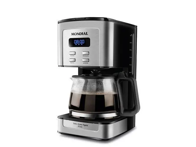 Cafeteira Elétrica Dolce Arome Digital Mondial Preto/Inox 800W 110V