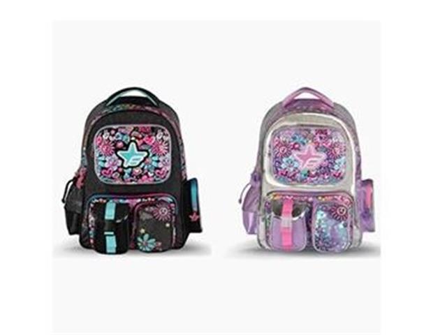 Mochila FOOTY espalda 18" Flowers