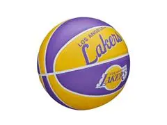 Bola de Basquete Wilson NBA Team Retro Mini Los Angeles Lakers 3 - 1