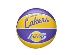 Bola de Basquete Wilson NBA Team Retro Mini Los Angeles Lakers 3 - 0