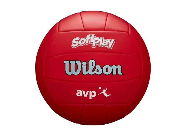 Bola de Volei Wilson AVP Soft Play Vermelho