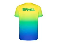 Camiseta Manga Curta Masculina Degradê Time Brasil Mormaii - 1