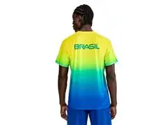 Camiseta Manga Curta Masculina Degradê Time Brasil Mormaii - 4