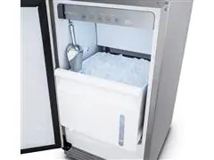 Máquina de gelo Tecno Profissional em inox gaveta 15Kg 220V - 1